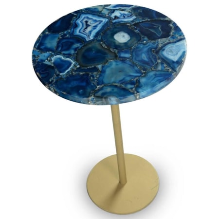 Agate Top Side Table