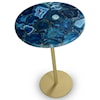 Steve Silver Oceana Agate Top Side Table