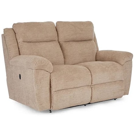 Casual Reclining Loveseat