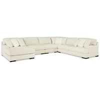 5-Piece Sectional With Chaise