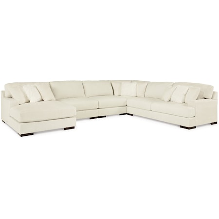 5-Piece Sectional With Chaise