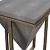 Uttermost Accent Furniture - Occasional Tables Bertrand Shagreen Accent Table