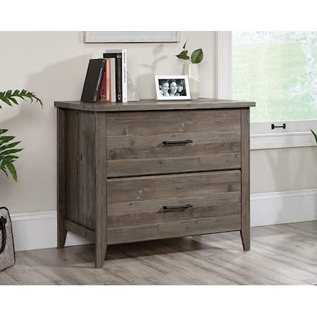 Contemporary Two-Drawer Lateral File Cabinet