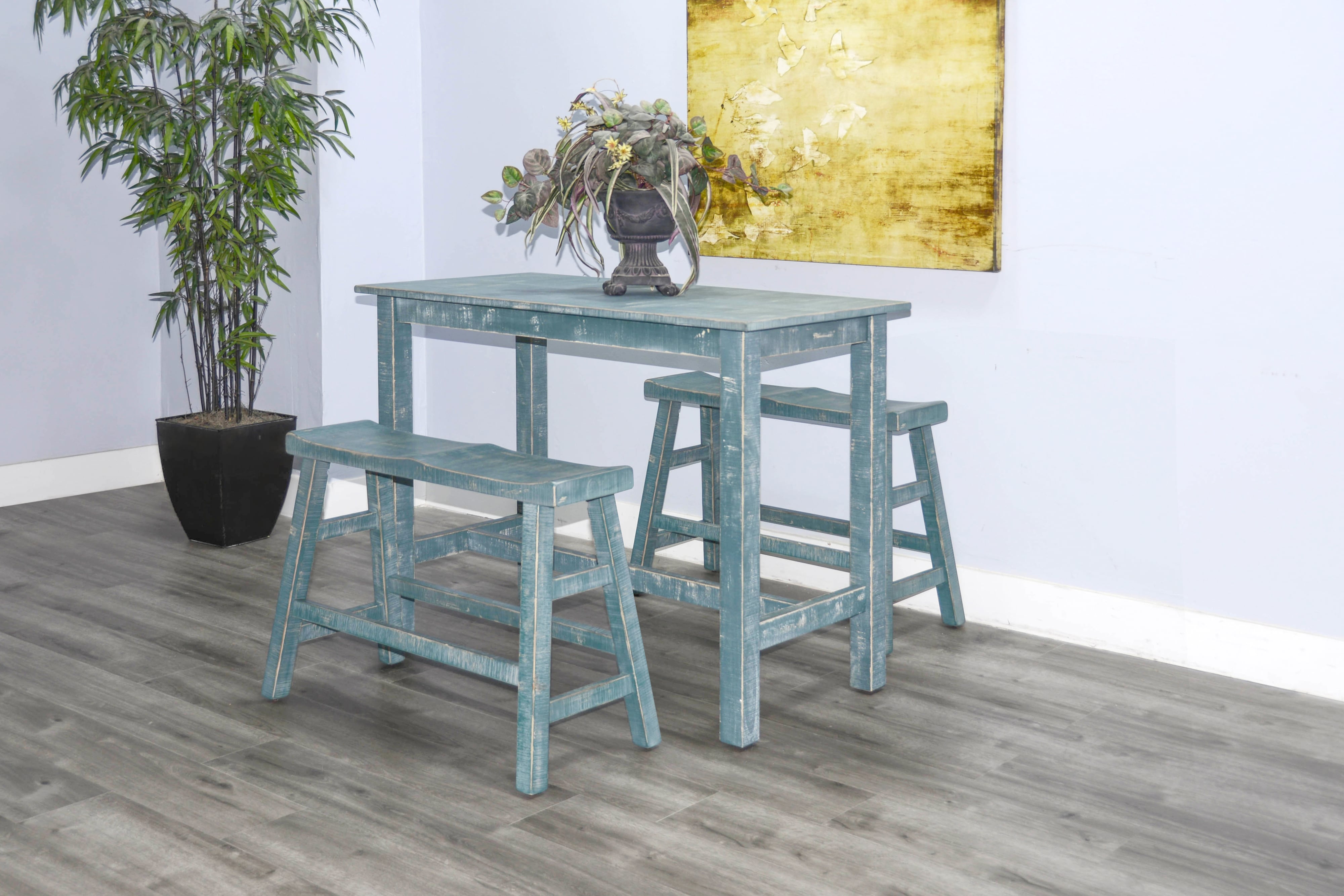 Sunny Designs Marina Sea Grass Counter-Height Dining Table