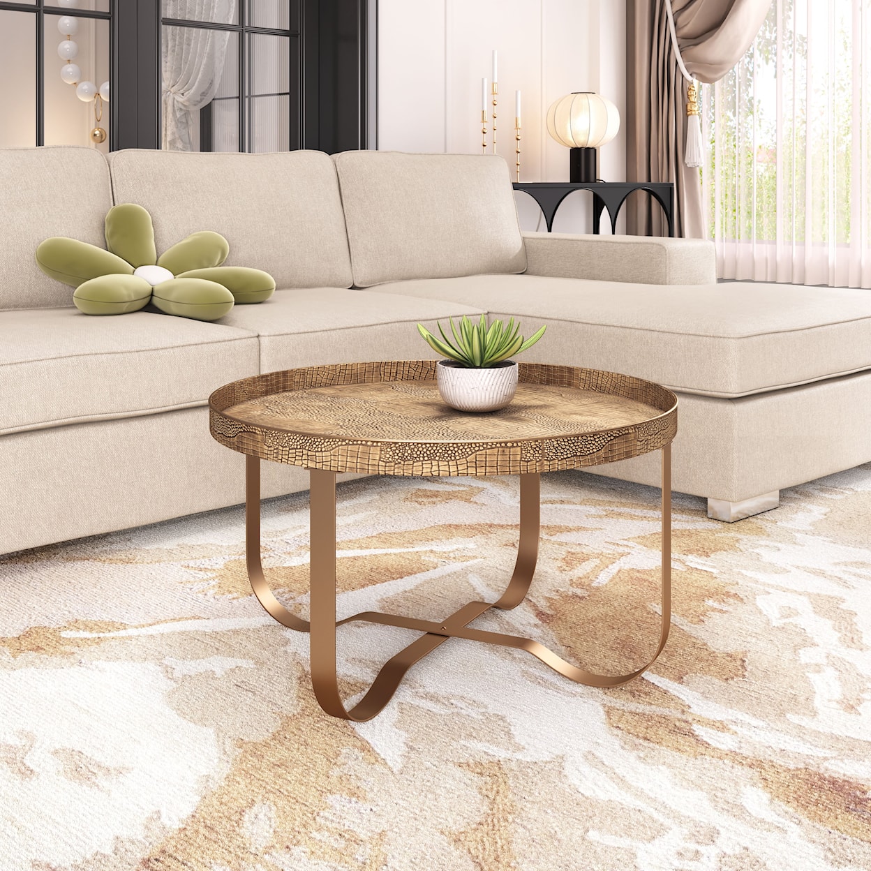 Zuo Vannes Collection Coffee Table