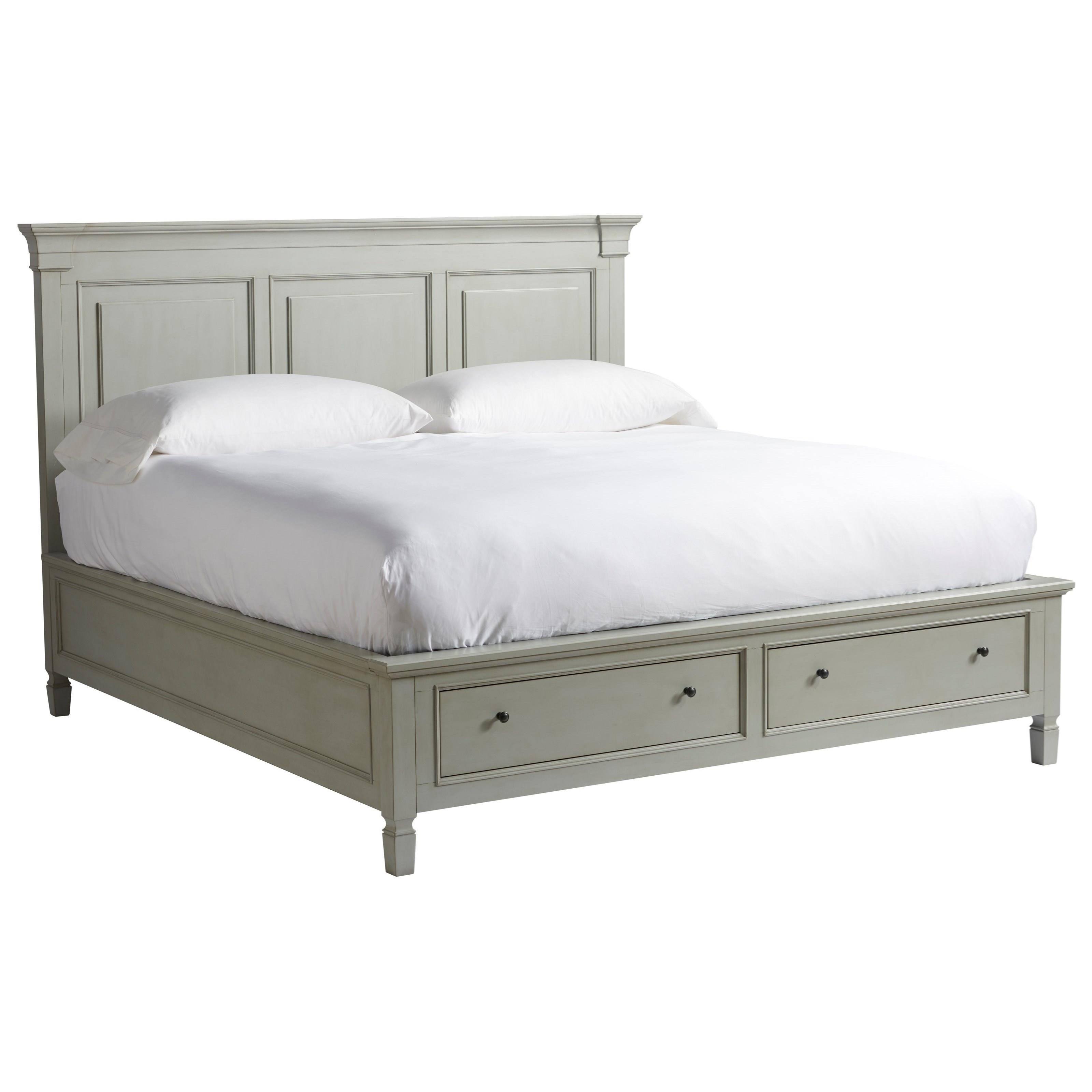 Queen Storage Panel Bed