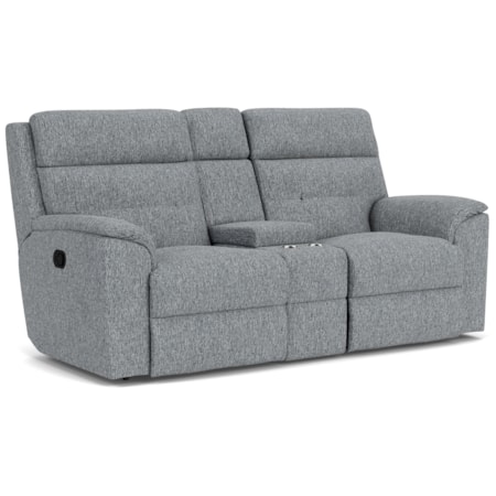 Reclining Loveseat with Console