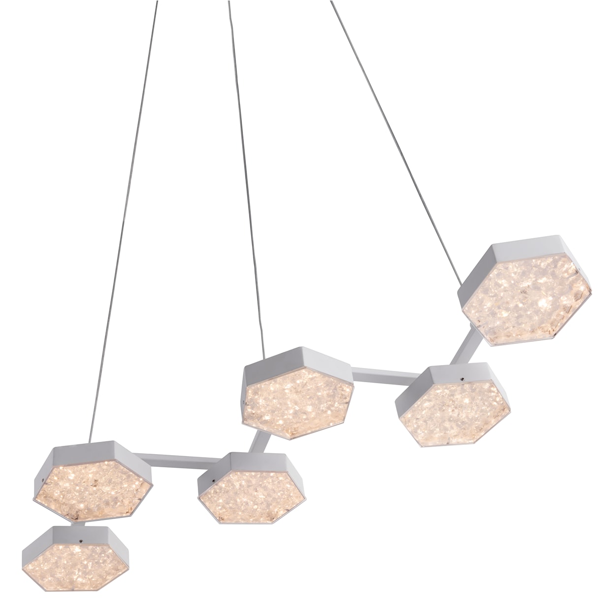 Zuo Pure Lighting Dunk Ceiling Lamp White