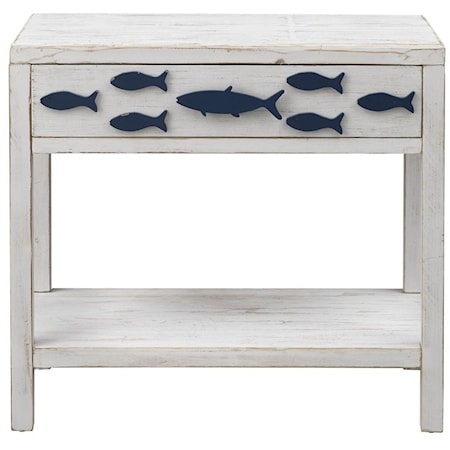 One Drawer Accent Table