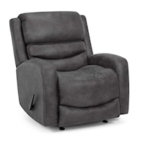 Casual Manual Recliner with Easy Release Handle