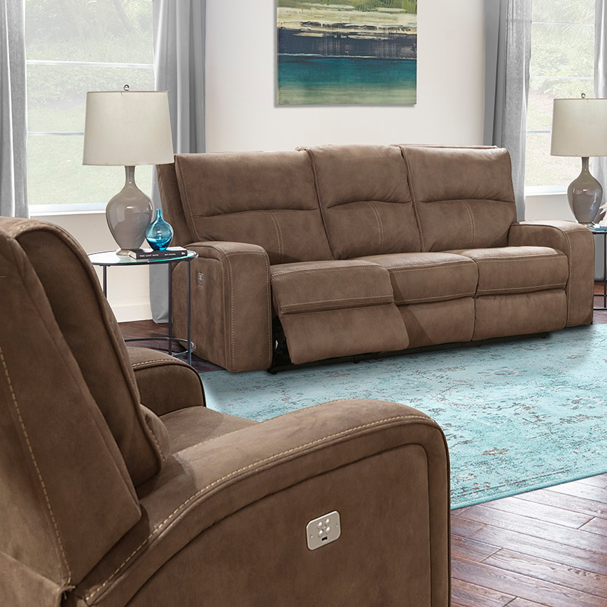 Parker Living Polaris Power Reclining Sofa and Recliner Set