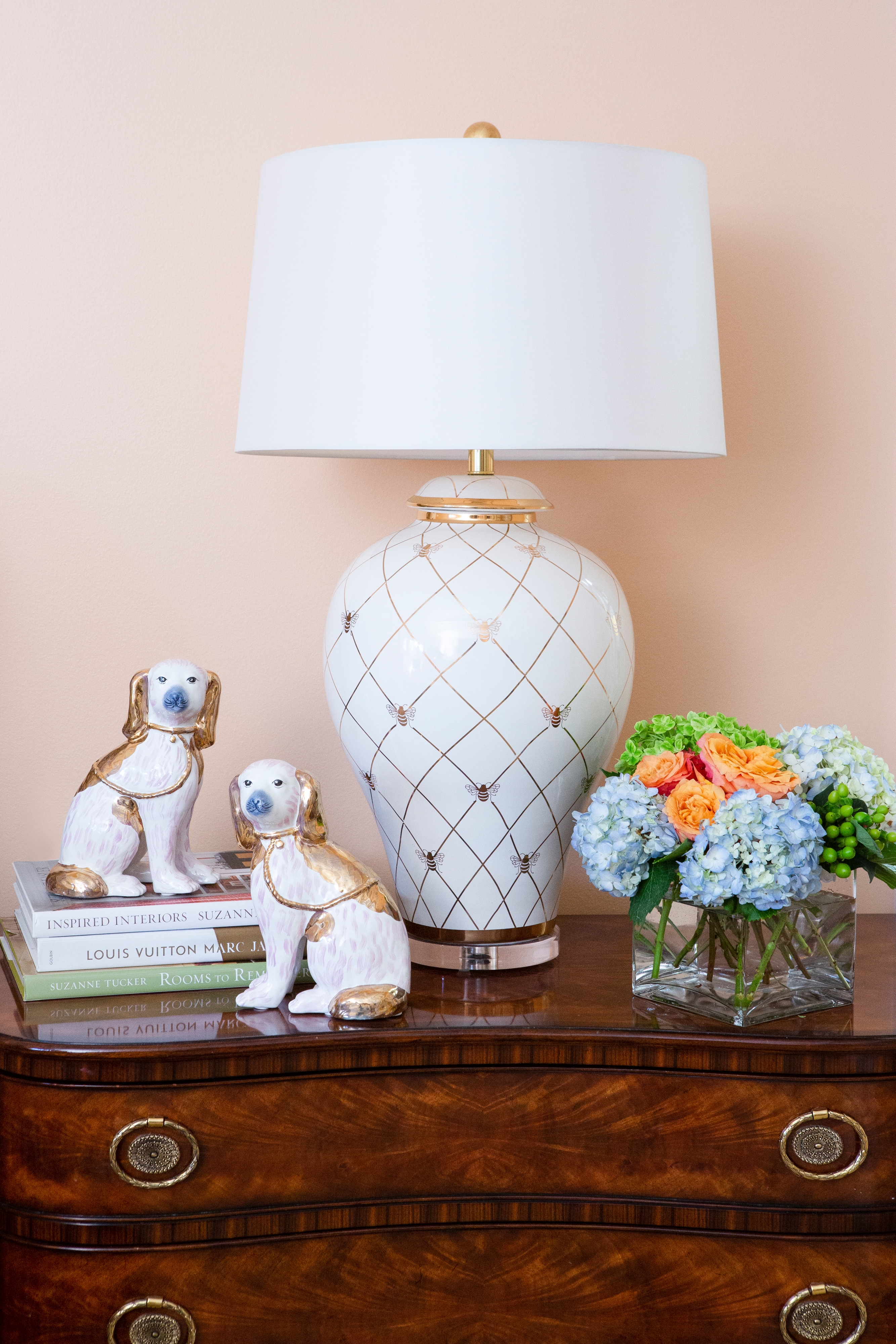 Chelsea House Shayla Copas Ginger Jar Lamp - White