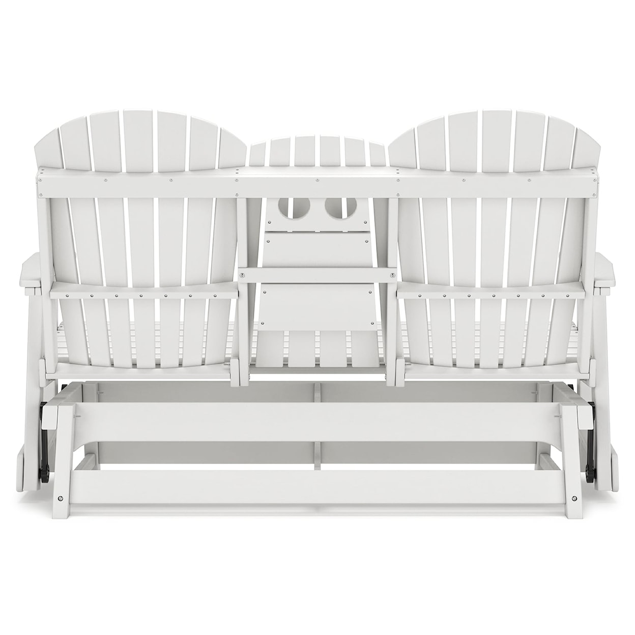 Benchcraft Hyland wave Outdoor Glider Loveseat