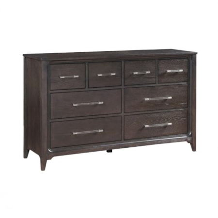 Moe's Home Collection Rowan YR-1015-20 Contemporary Dark Brown 6-Drawer Dresser | Fashion Furniture | Dressers Moe's Home Collection Rowan YR-1015-20 Contemporary Dark Brown 6-Drawer Dresser | Fashion Furniture | Dressers