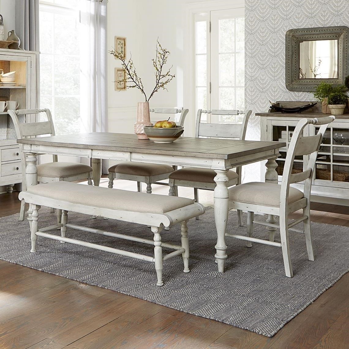Farmhouse 6-pc. Dining Set with Bench