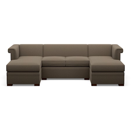 3-Piece Chaise Sectional Sofa