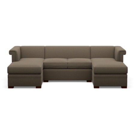 3-Piece Chaise Sectional Sofa