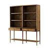 Theodore Alexander Nova Open Bookcase with Two Drawers
