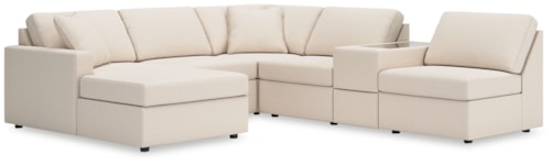 6-Piece Sectional With Chaise