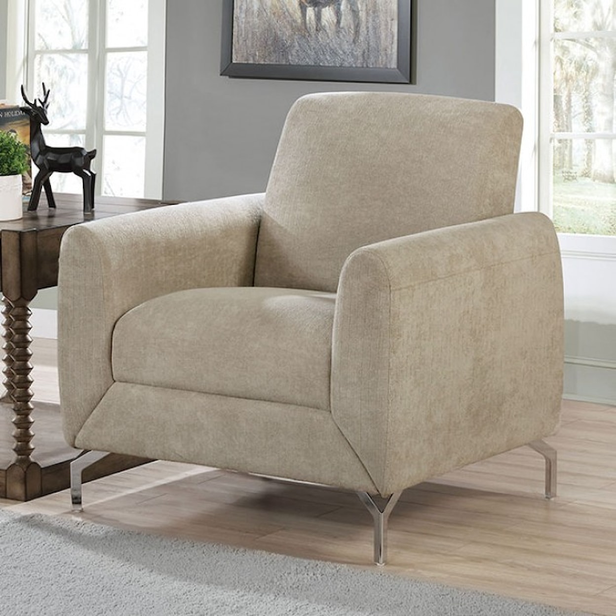 Furniture of America Lauritz Accent Chair