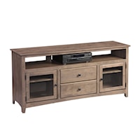 62" TV Console with Two Drawers