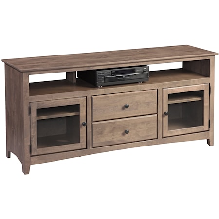 62" TV Console with Two Drawers