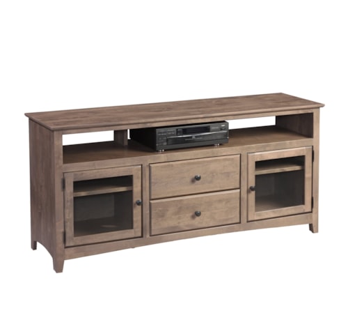 62" TV Console with Two Drawers