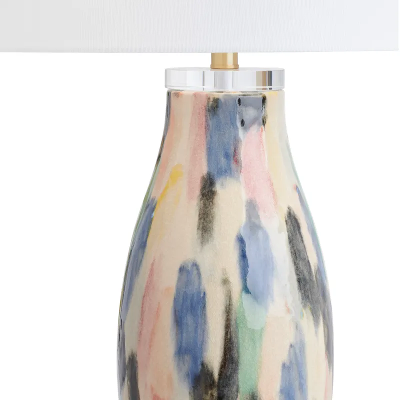 Crestview Collection Crestview Collection Vibrant Multi-Color 29"H Ceramic Table Lamp