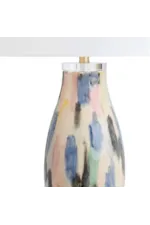Crestview Collection  Tillery Vibrant Multi-Color 29"H Ceramic Table Lamp