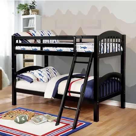 Transitional Twin Bunk Bed