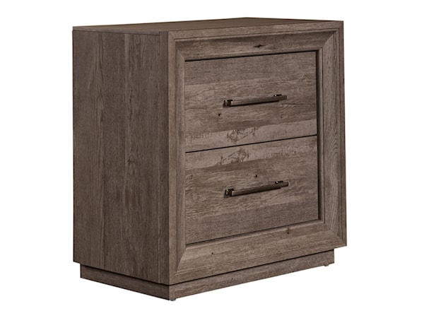 Queen Stg Bed, Dresser &amp; Mirror, Nightstand