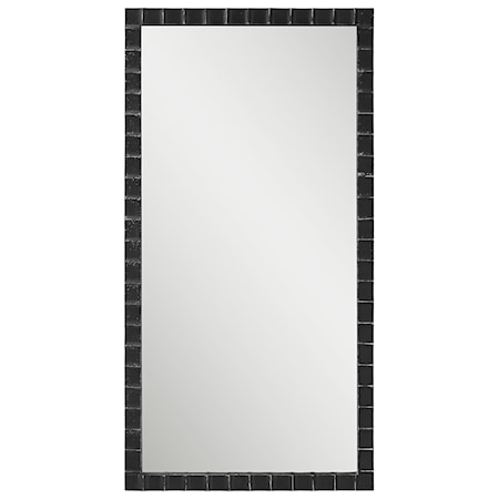 Dandridge Black Industrial Mirror