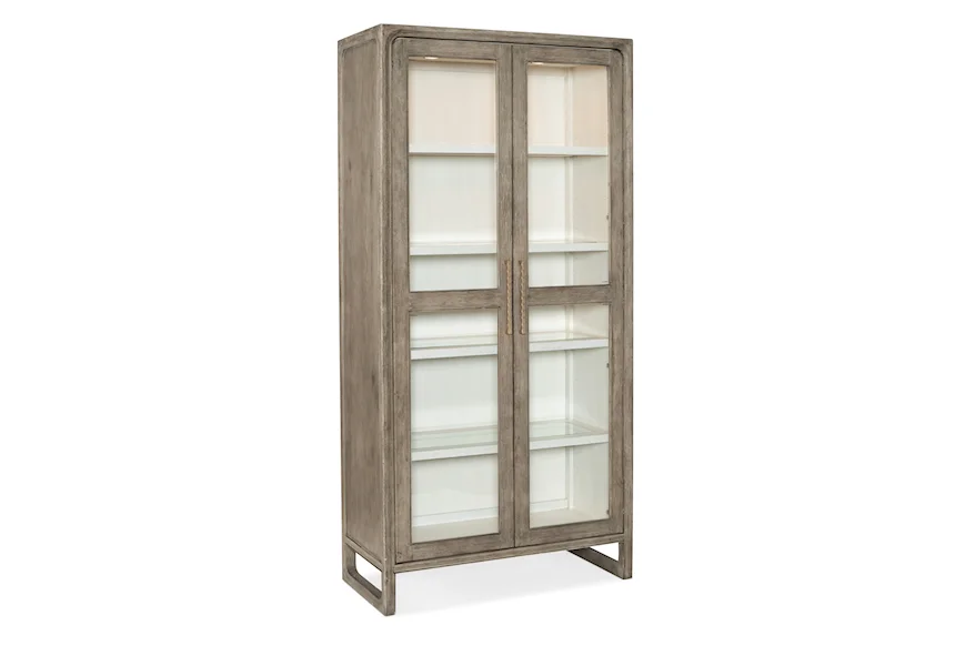 Hooker Furniture Serenity Casual Display Cabinet With Tempered Glass Doors  And Built-In Lighting | Reeds Furniture | Cabinet