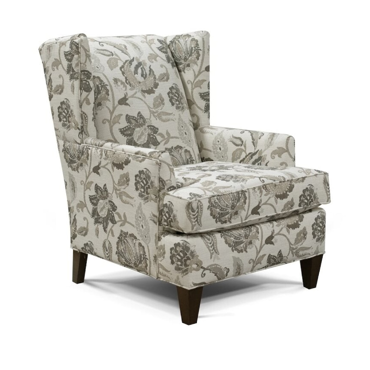 Tennessee Custom Upholstery England Upholstered Wing Chair
