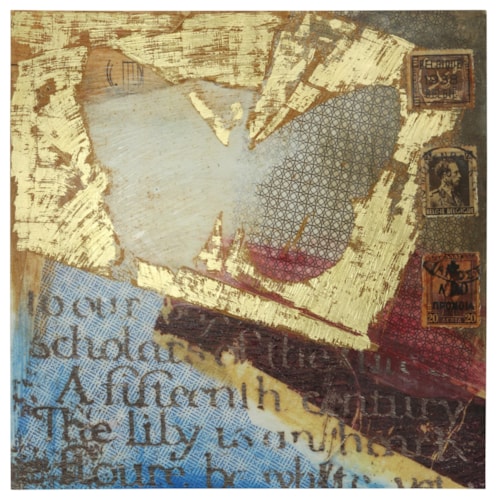 Canvas Print of Collage Materials