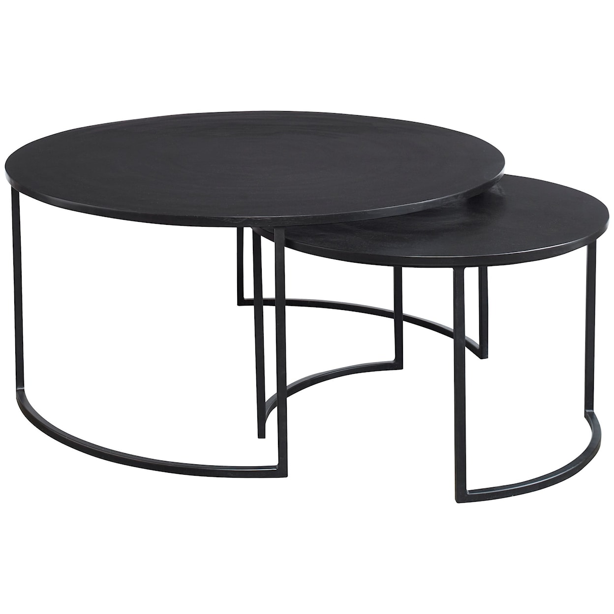 Uttermost Accent Furniture - Occasional Tables Barnette Modern Nesting Coffee Tables S/2