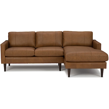 Contemporary Chaise Sofa with RAF Chaise