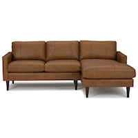 Contemporary Chaise Sofa with RAF Chaise
