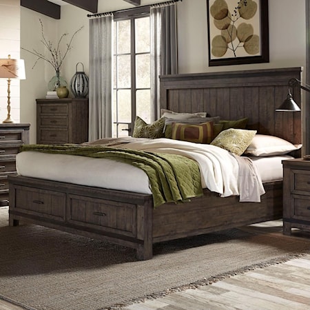 California King Storage Bed