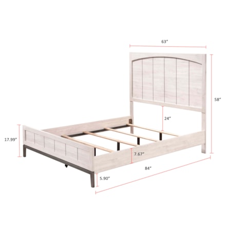 Queen Panel Bed