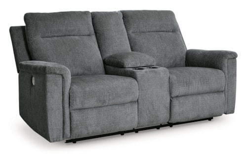 Power Reclining Loveseat With Console
