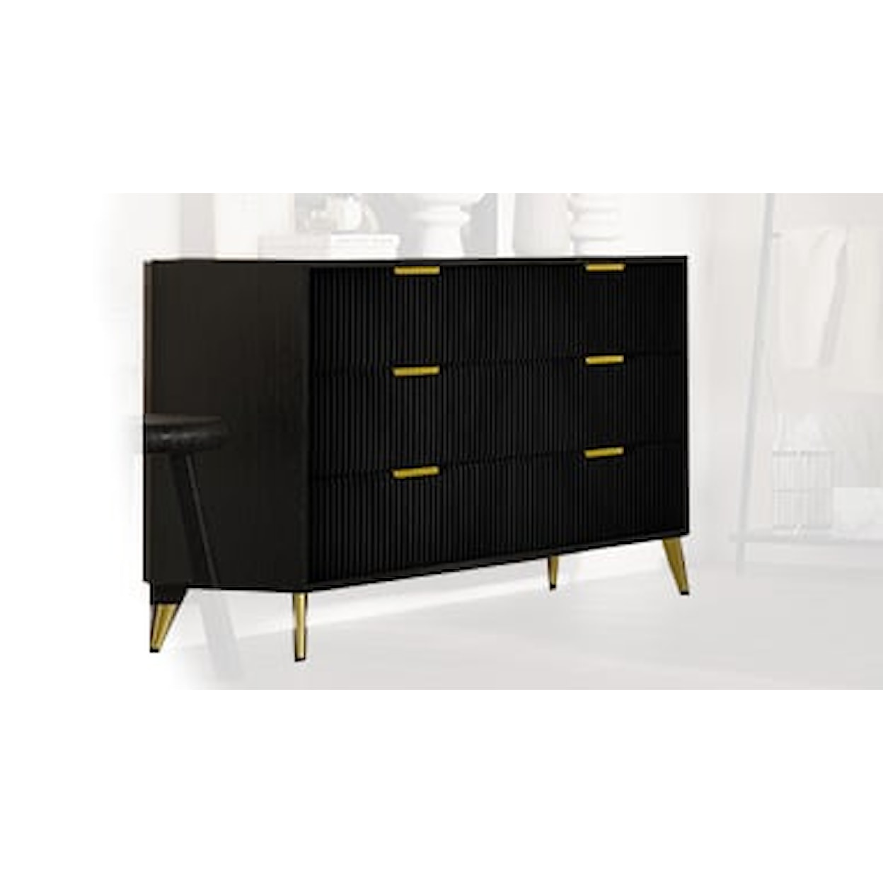 New Classic Furniture Kailani Dresser with 6 Drawers