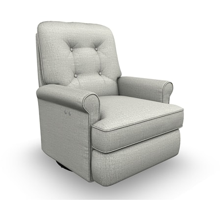 Tufted Power Swivel Glider Recliner