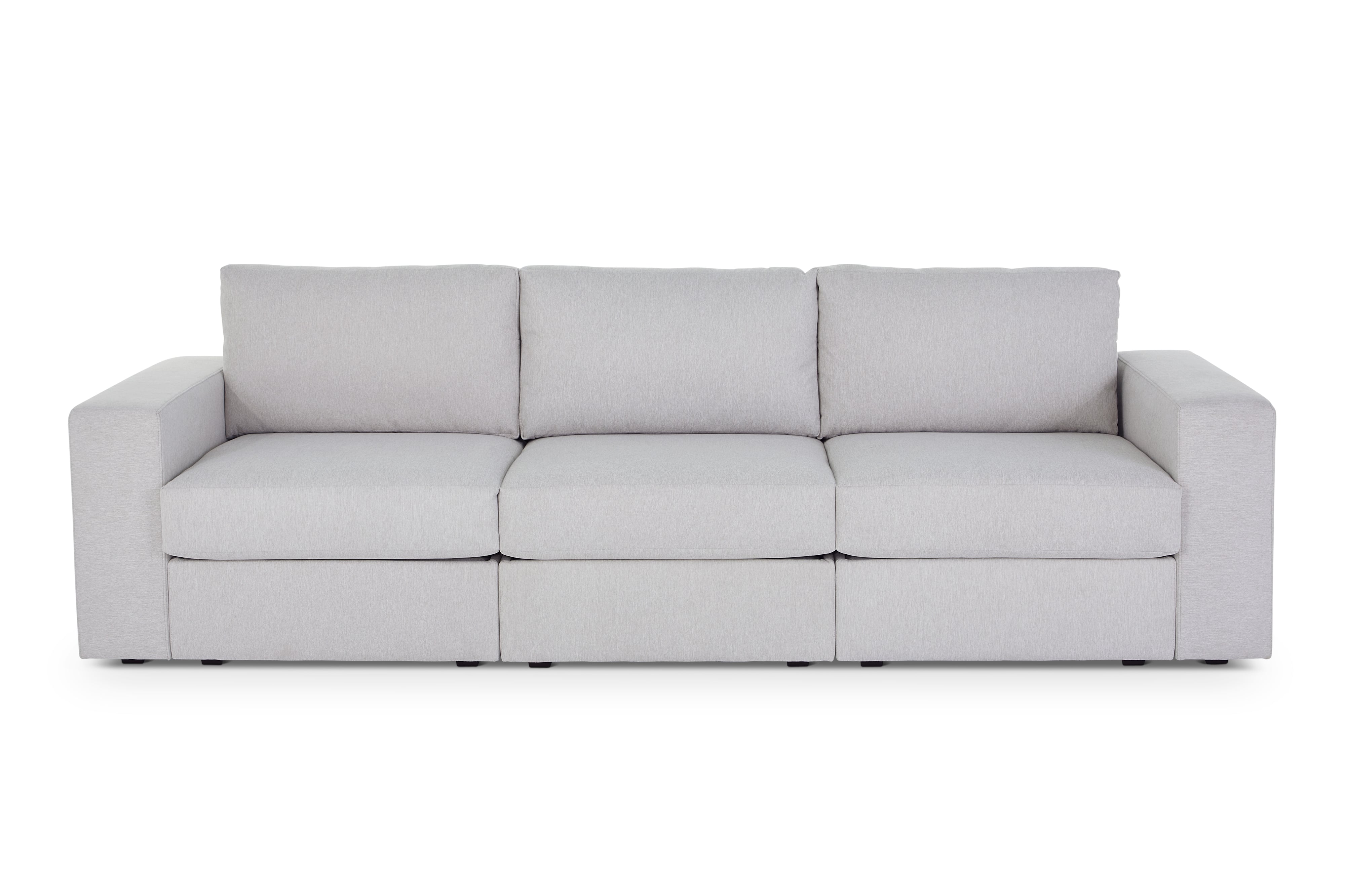 Flexsteel Flex Wide-Arm Sofa with Ottoman