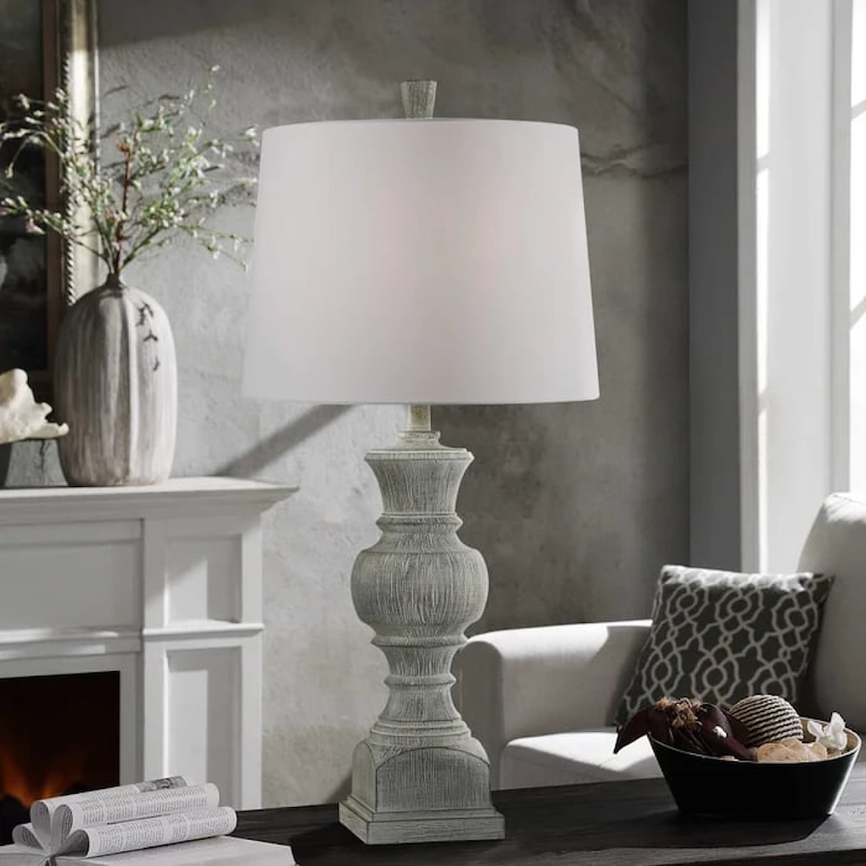 StyleCraft StyleCraft BULLWELL GREY TABLE LAMP |