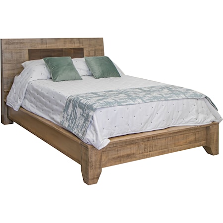 Rustic King Bed