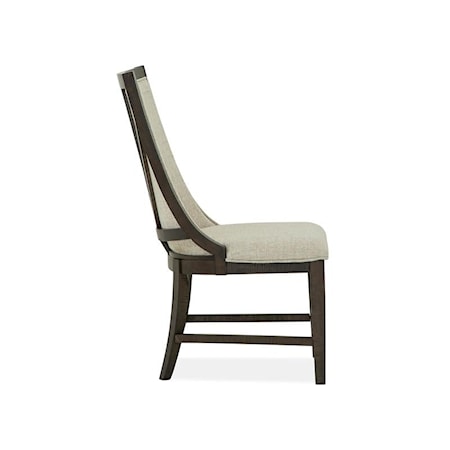 Upholstered Host Side Chair (2/Ctn)