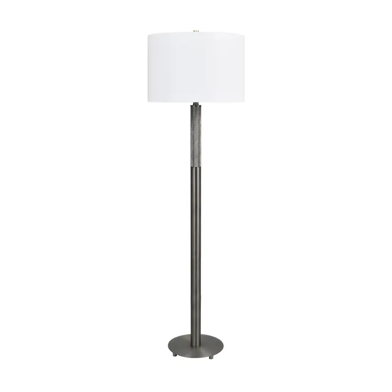 62.5" Gunmetal Gray Floor Lamp