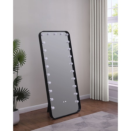 32 x 71 Inch LED Standing Mirror w/ Speakers