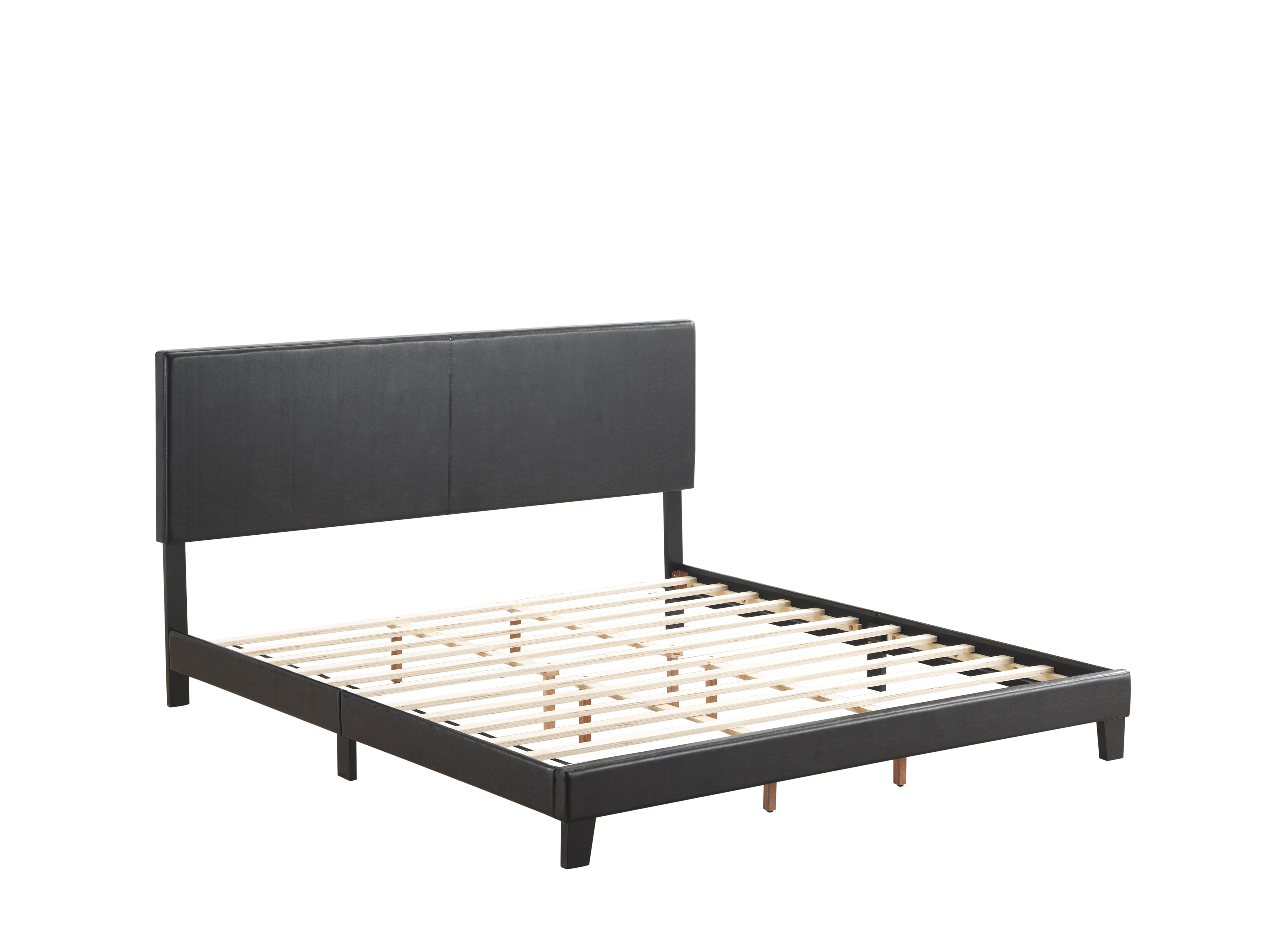 Crown Mark Yates 5281PUK King Platform Bed with Adjustable Headboard